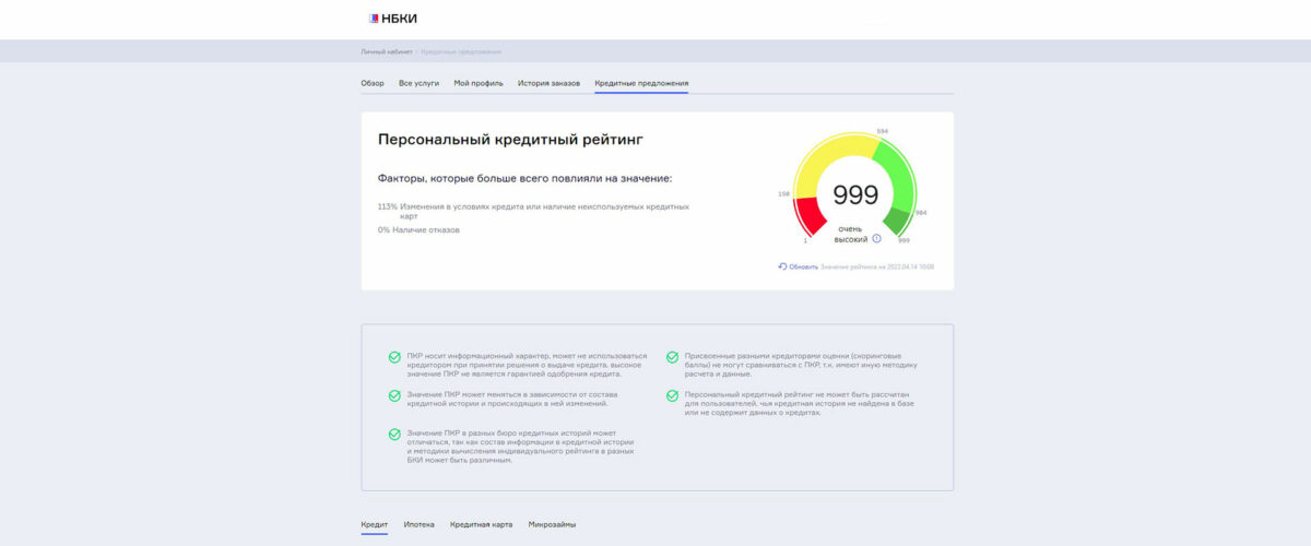 Как формируется кредитная история человека?